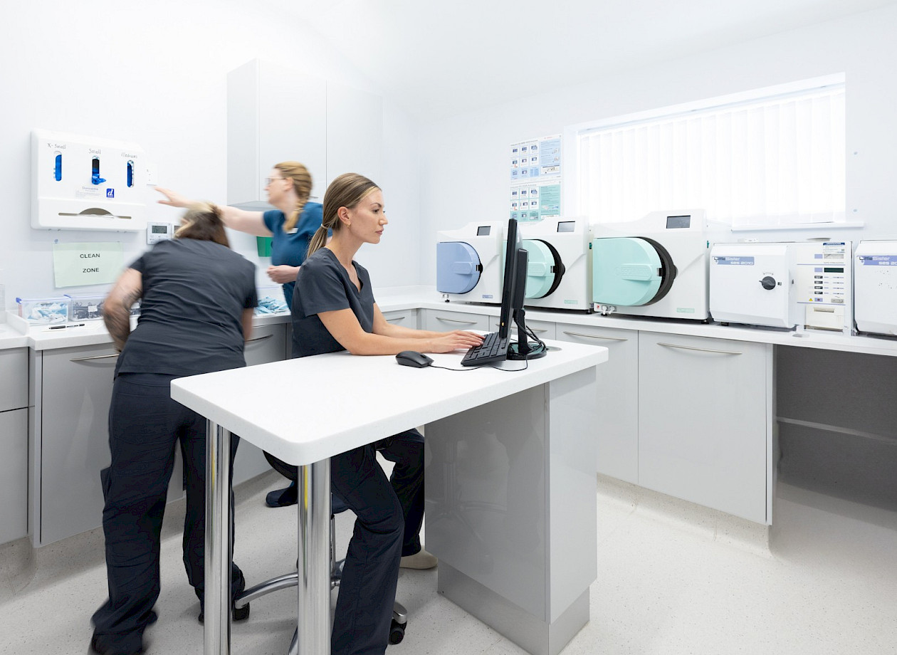 Decontamination room